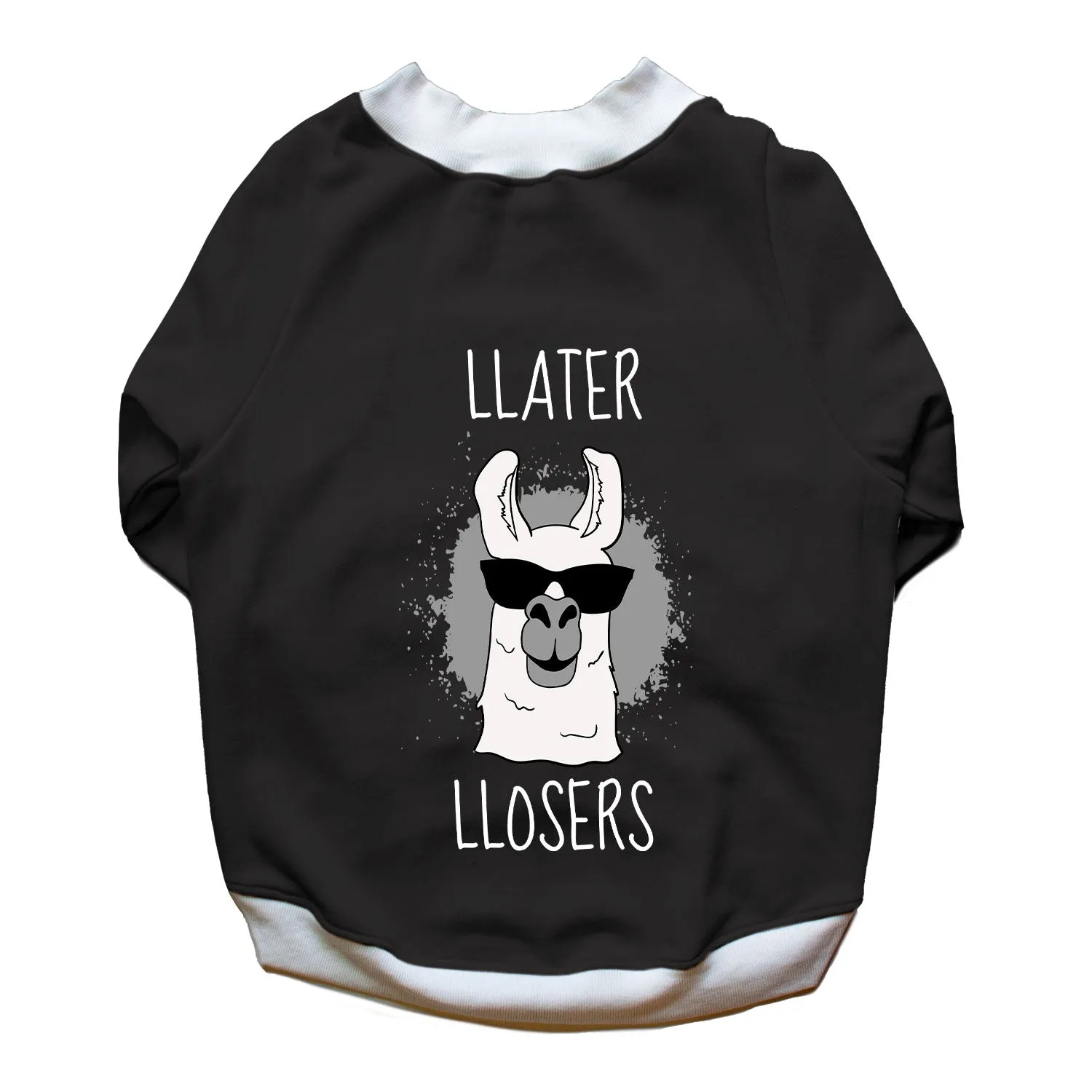 Ruse 'Basics' "Llater Llosers" Printed Crew Neck Full Sleeve Sweatshirt For Dogs