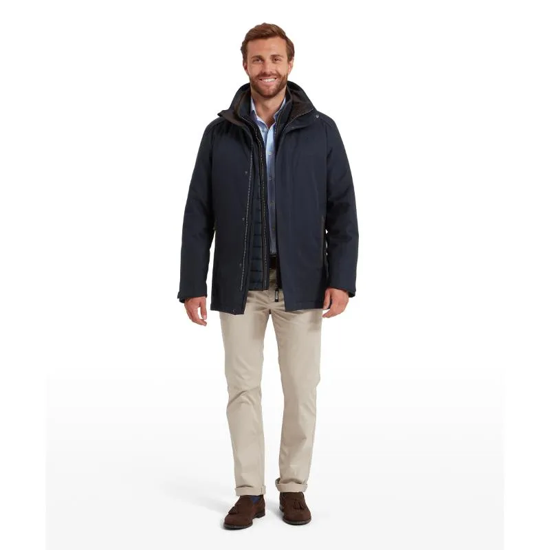 Schoffel Whitton Mens Waterproof Coat - Navy