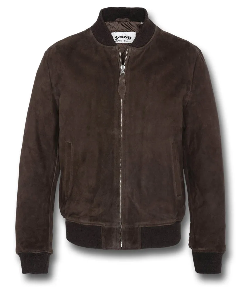 SCHOTT LC3017 SUEDE BOMBER JACKET