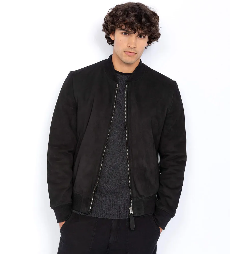 SCHOTT LC3017 SUEDE BOMBER JACKET