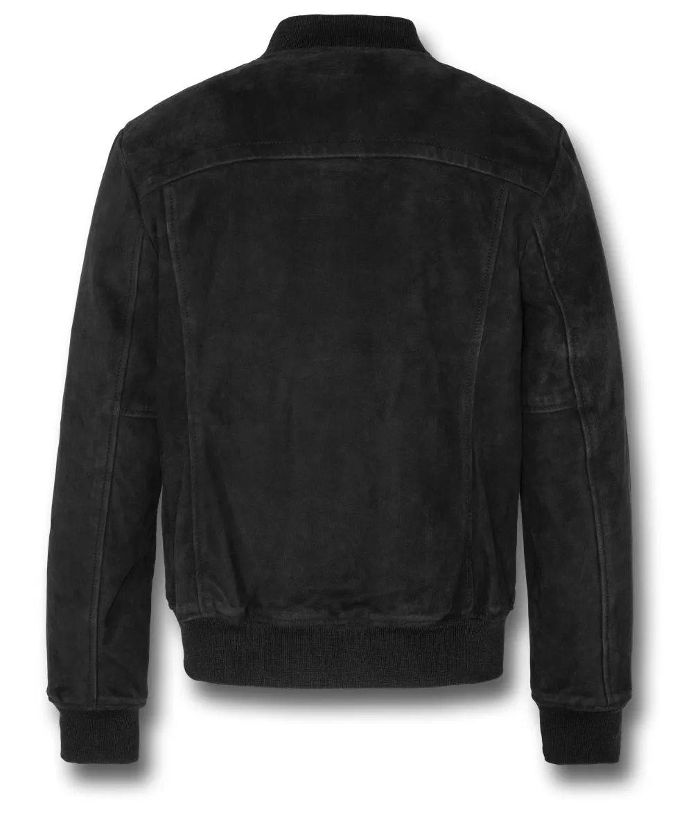 SCHOTT LC3017 SUEDE BOMBER JACKET