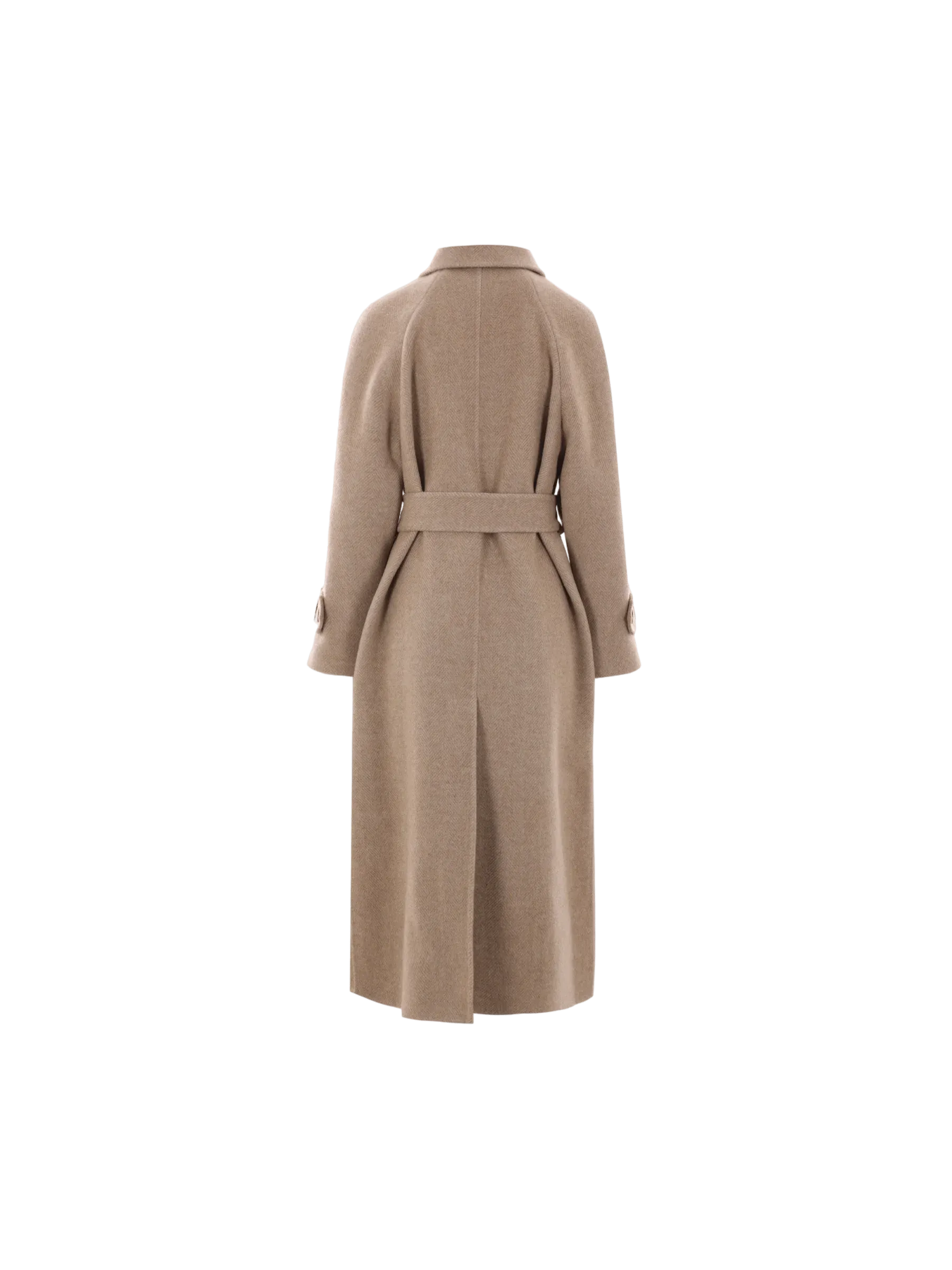 Single-Breasted Cashmere Coat