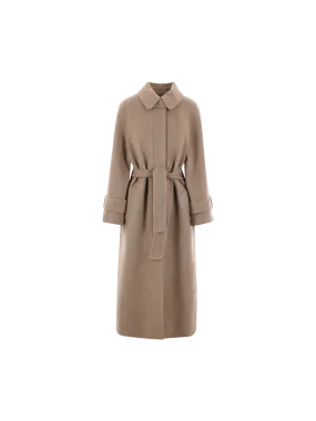 Single-Breasted Cashmere Coat