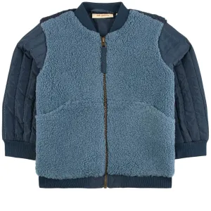 SOFT GALLERY ICE GABINO OMBRE BLUE BOMBER JACKET 