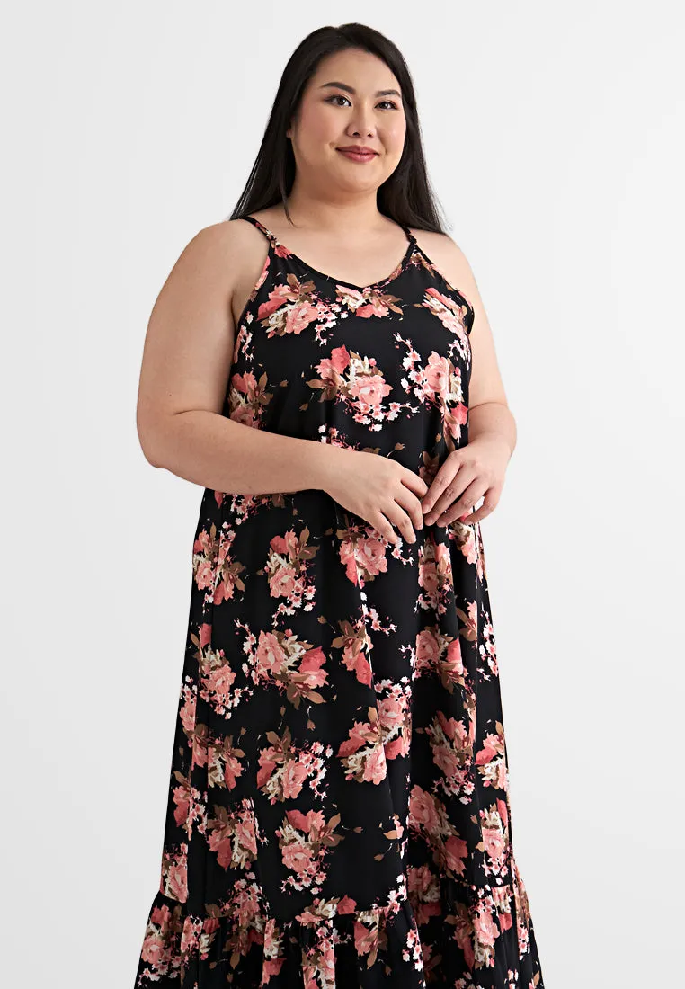 Starlet Floral Long Camisole Dress