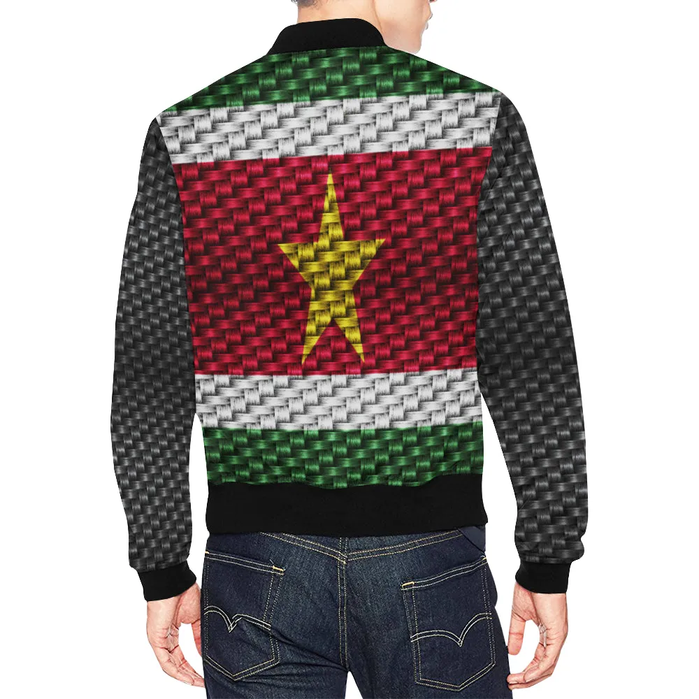 SURINAME All Over Print Bomber Jacket