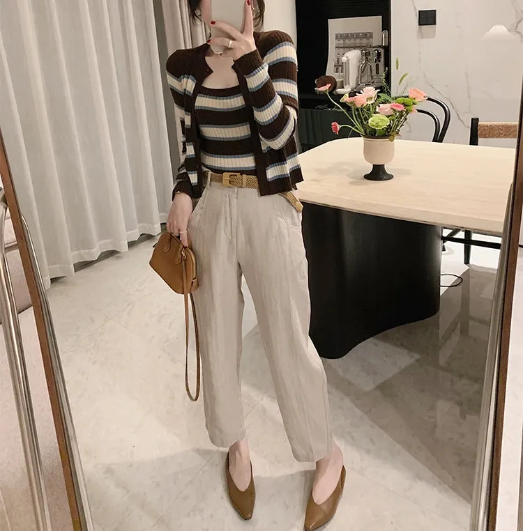 Susie knit cardigan and top set (preorder/ 2 colours)