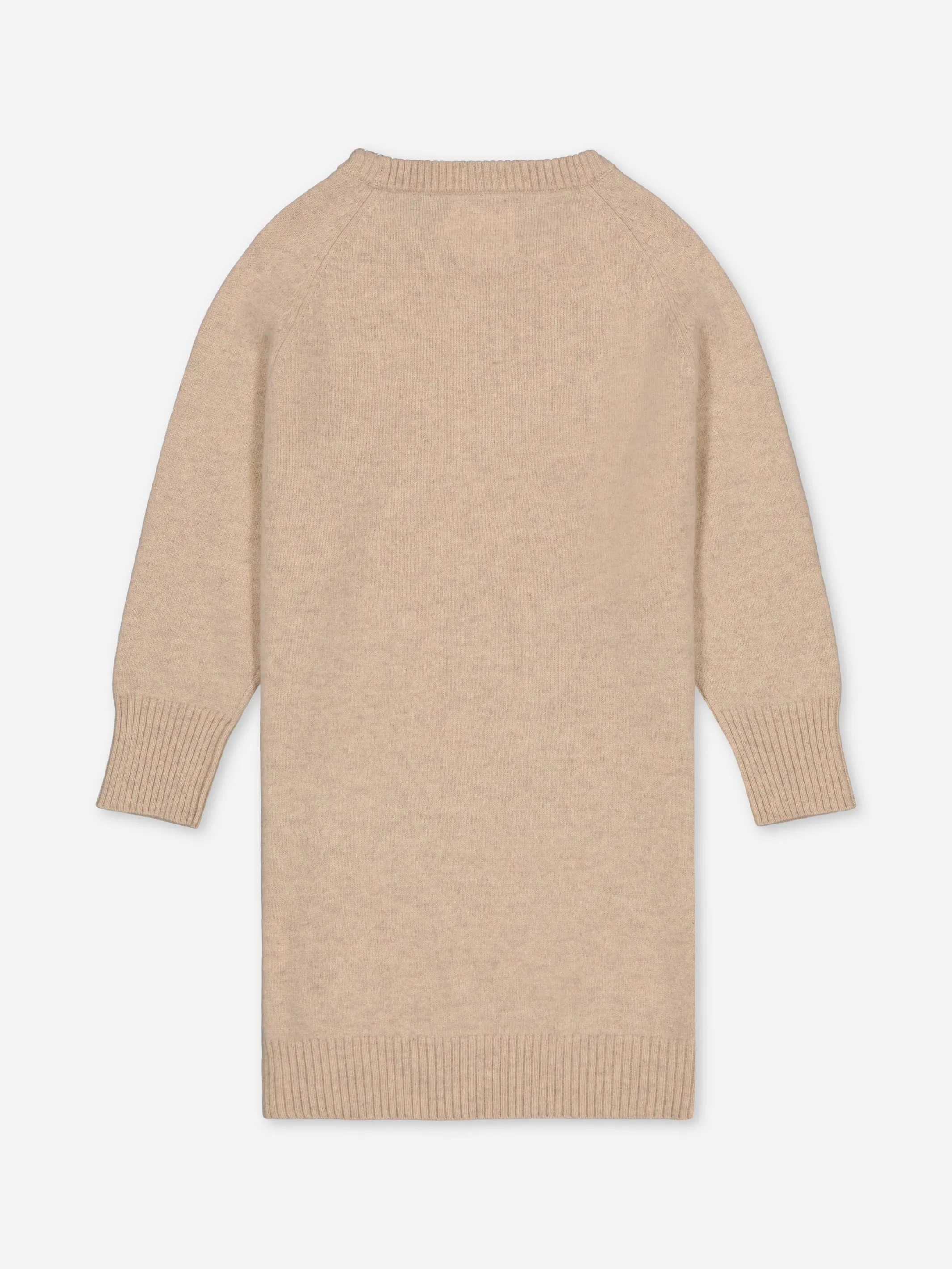 SWEATER DRESS BEIGE <br> - TO PERSONALIZE -