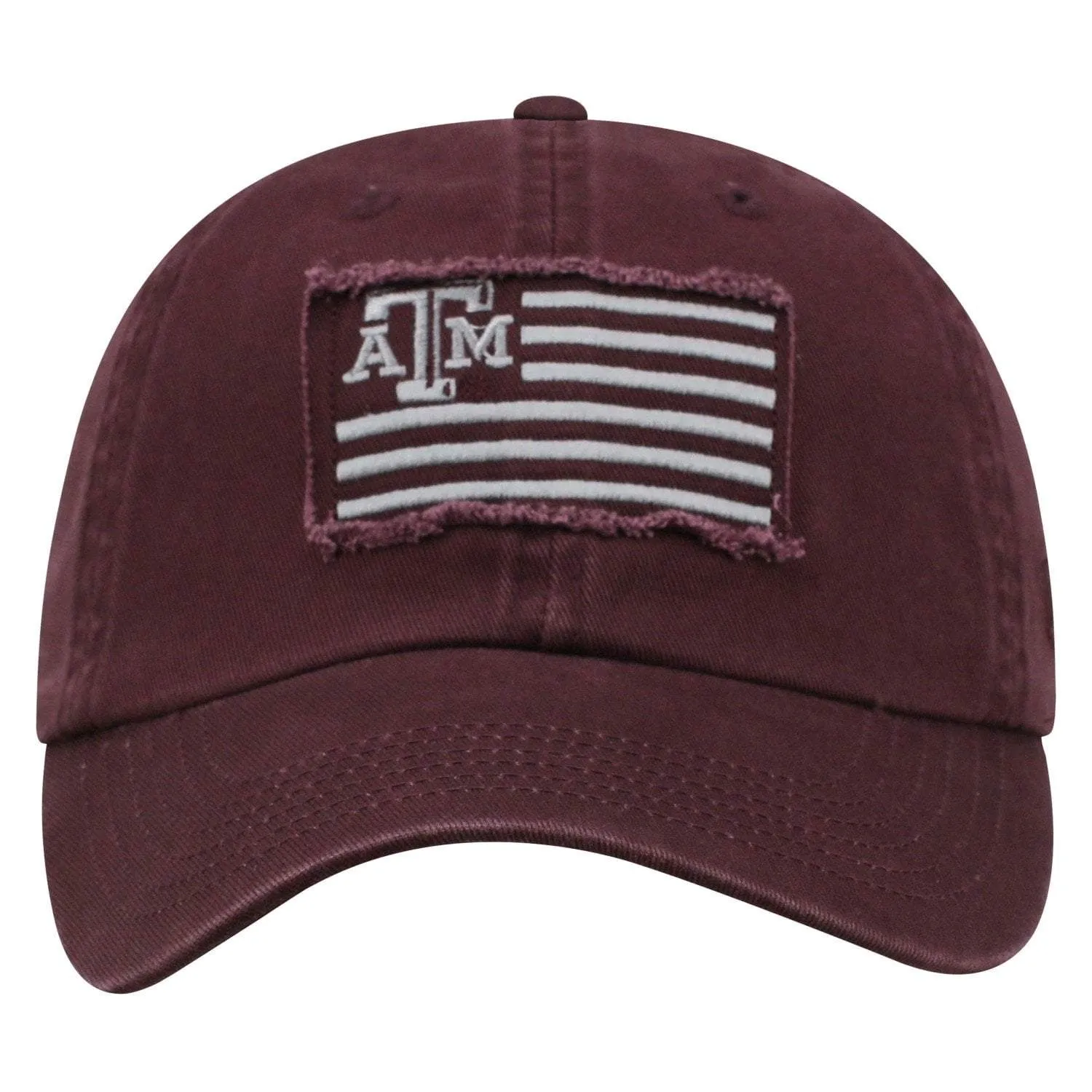 Texas A&M Aggies TOW Maroon "Flag 4" Crew Adj. Relax Hat Cap