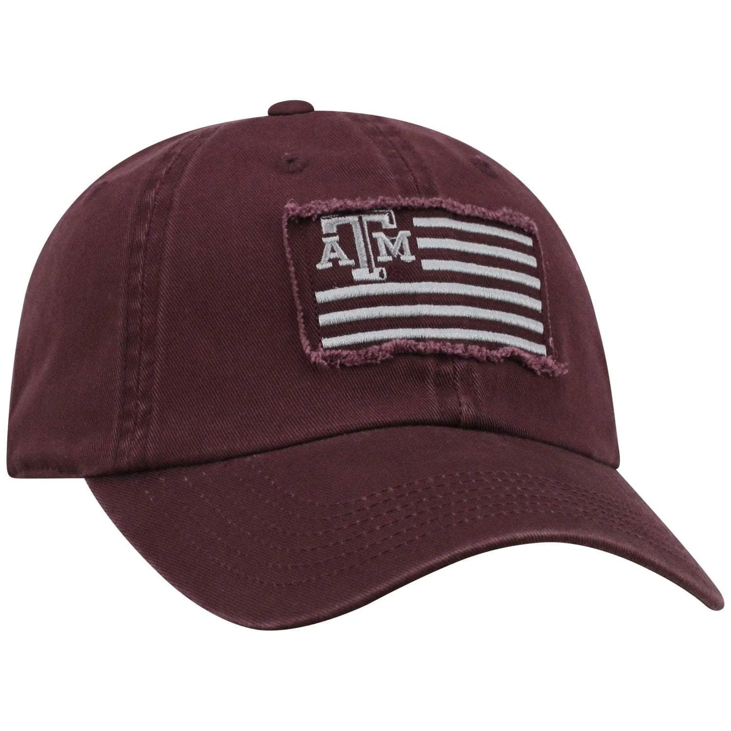 Texas A&M Aggies TOW Maroon "Flag 4" Crew Adj. Relax Hat Cap