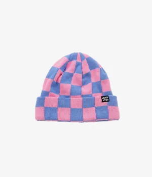 The Check Yourself Beanie by Headster - Smart Pink