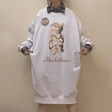 The Kitten Loose Sweater Dress SD00590