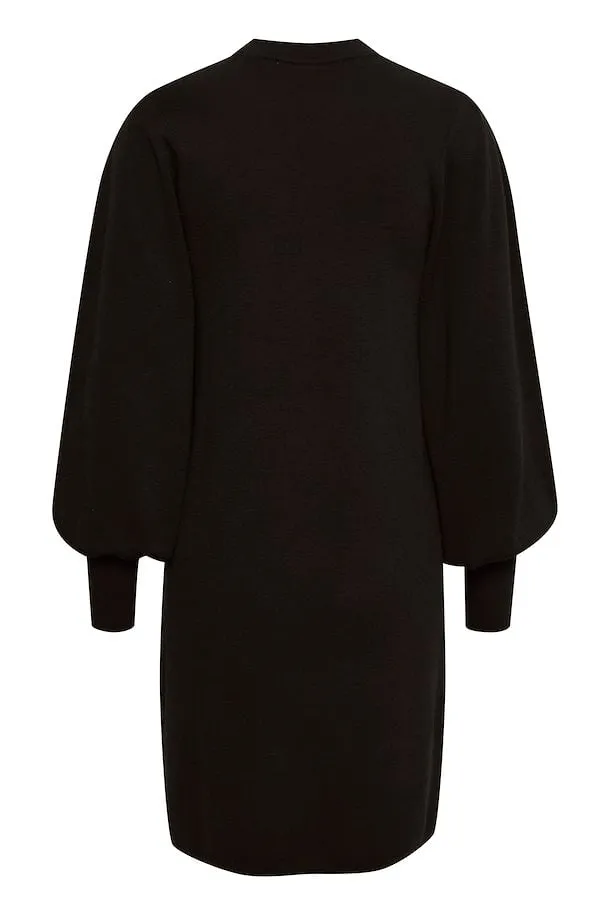 The Sammy Sweater Dress by InWear - Black - PLUS