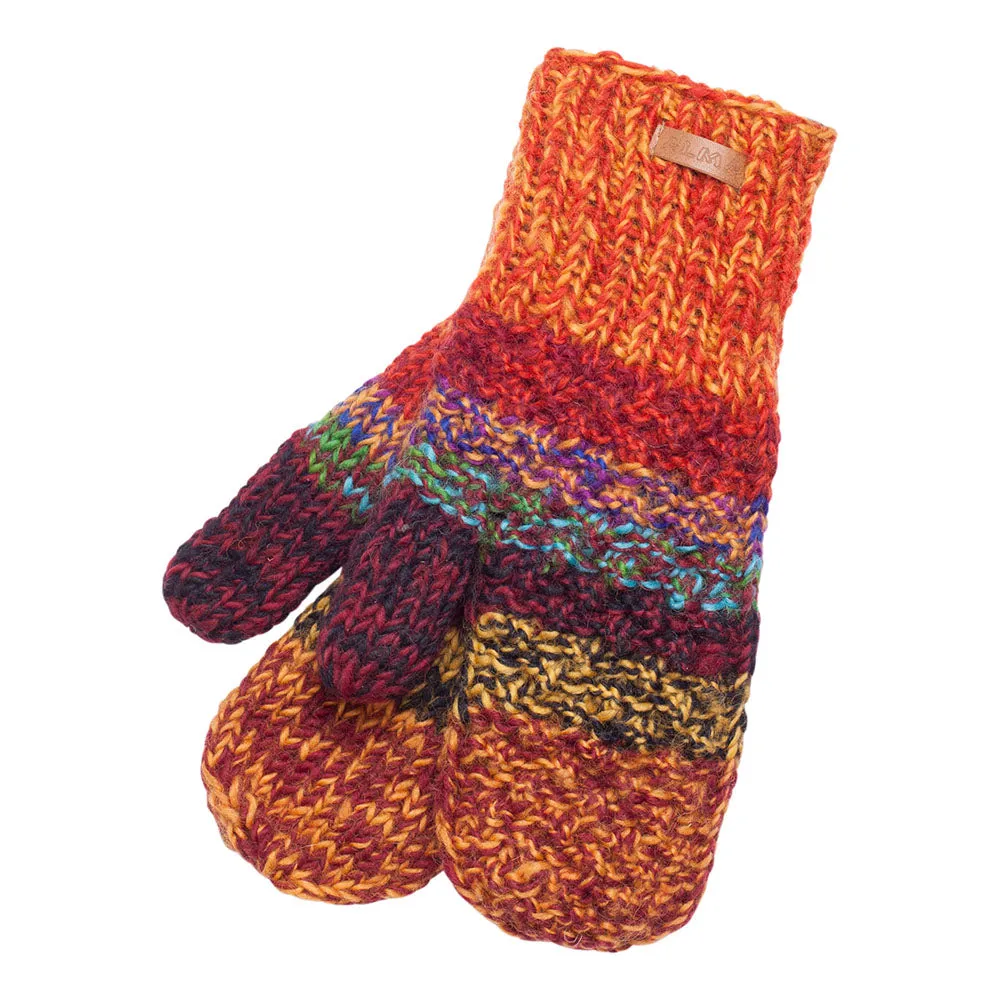 Tie Dye Wool Mitts