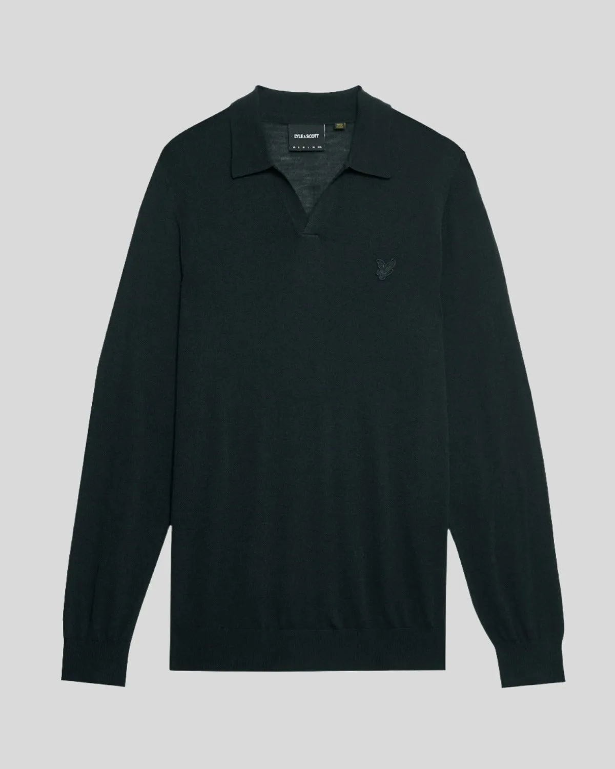 Tonal Eagle Merino Collared Jumper