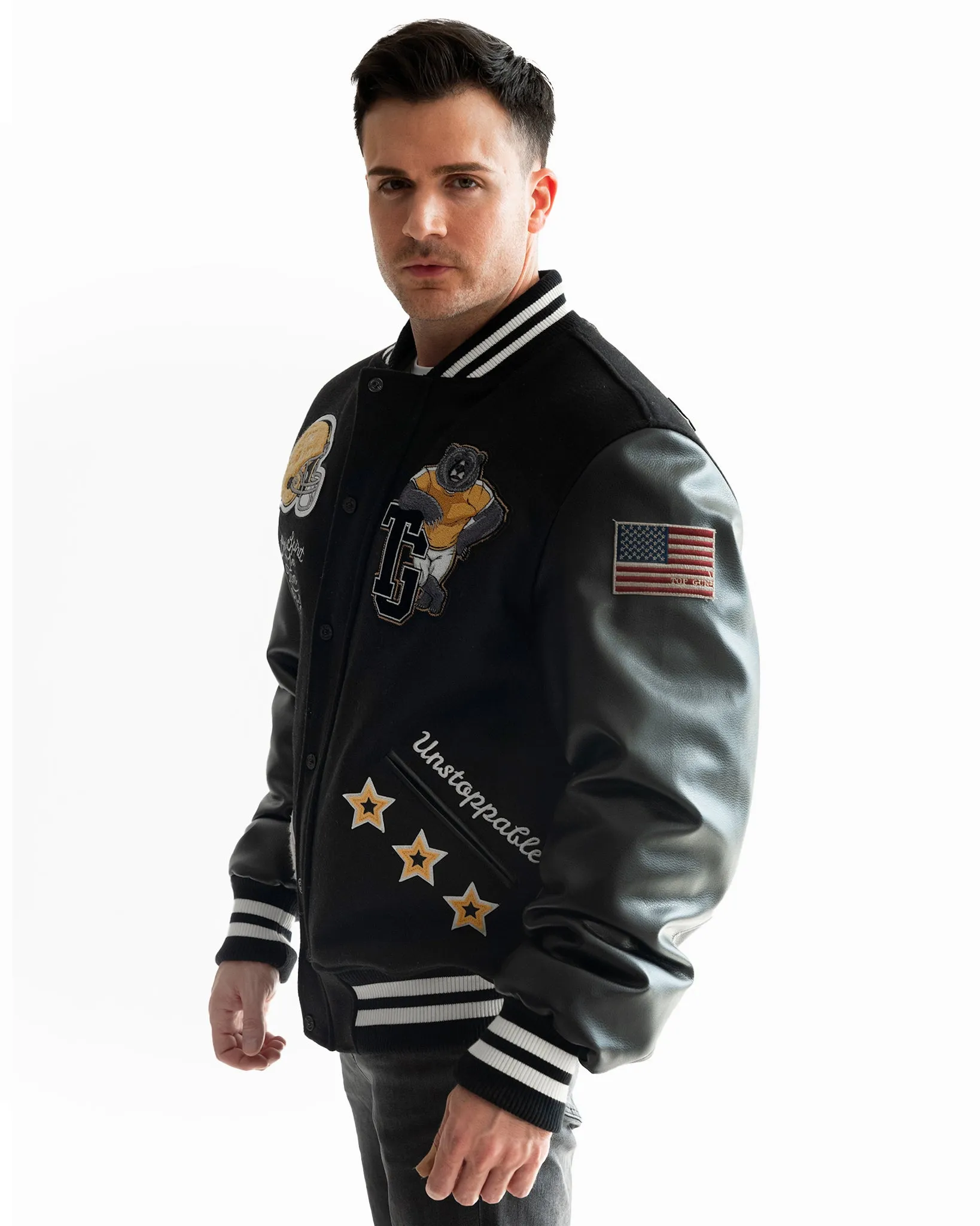 TOP GUN® "BEARS" VARSITY JACKET