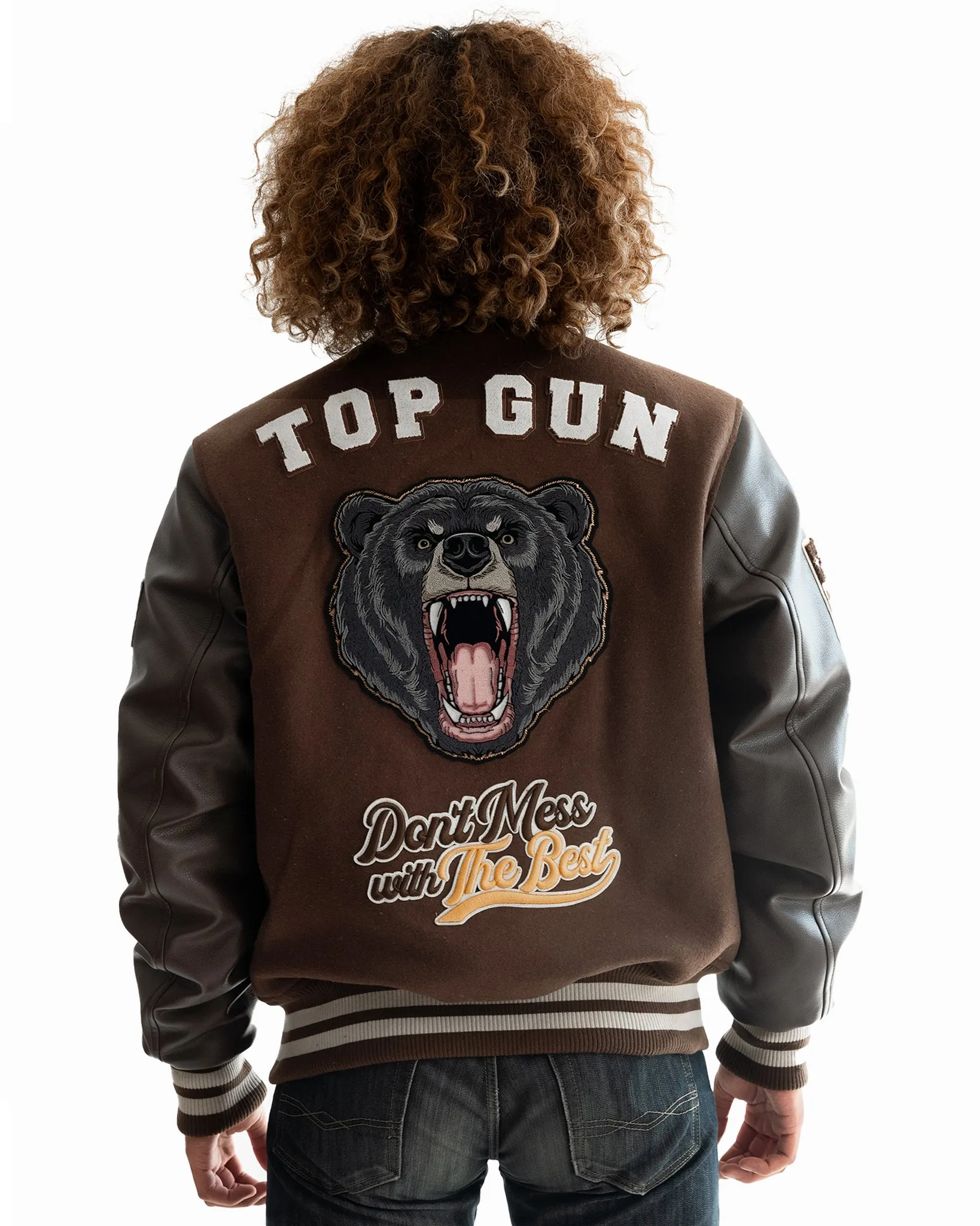 TOP GUN® "BEARS" VARSITY JACKET