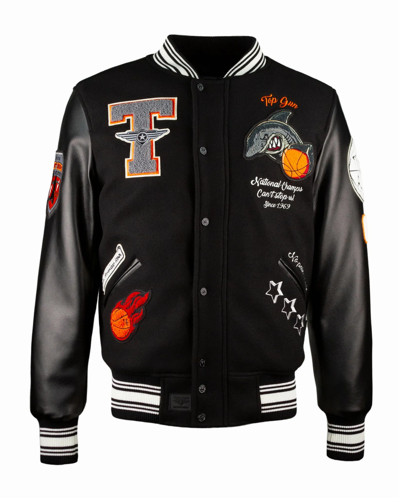 TOP GUN® "SHARK" VARSITY JACKET