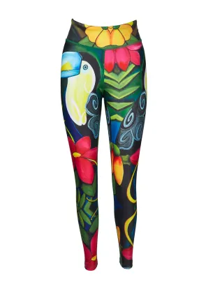 Toucan Do it - Toucan Patterned Yoga Pants