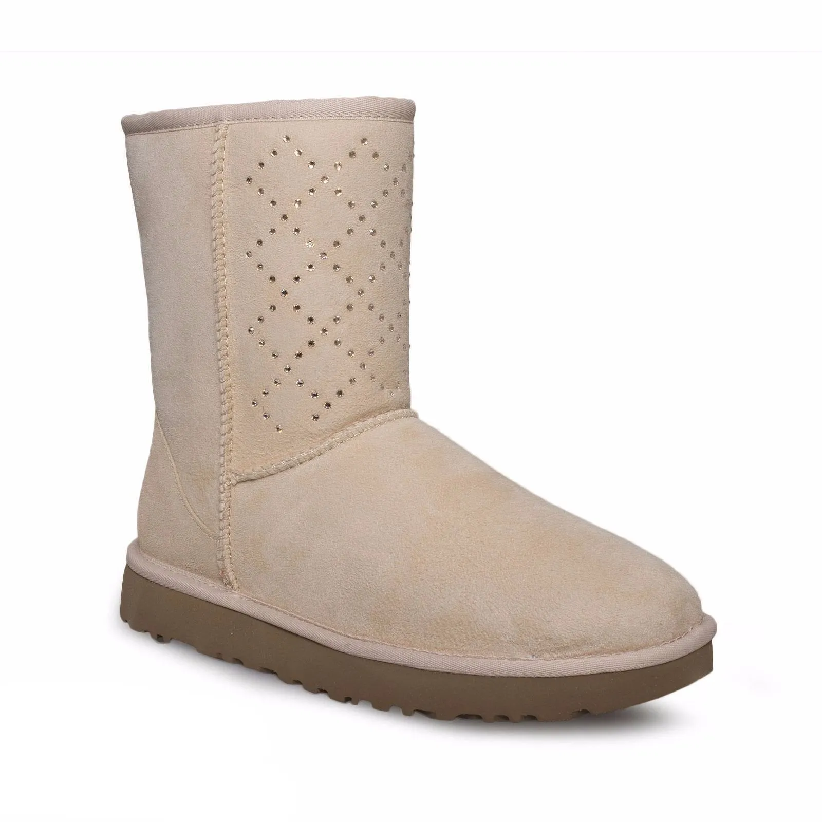 UGG Classic Short Crystal Diamond Freshwater Pearl Boots