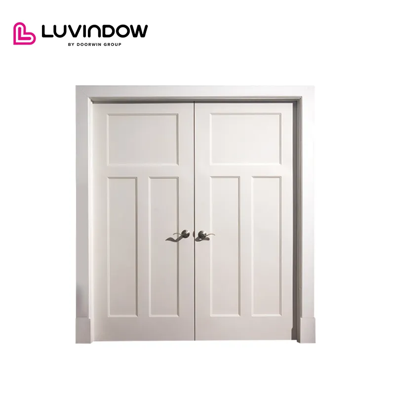 USA	Gilbert good quality LUVINDOW Wooden doors for arc interiors wood grain entrance door solid wood with patterns casement door