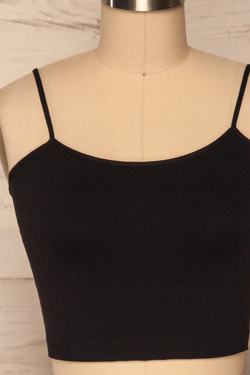 Veere Black | Cropped Cami