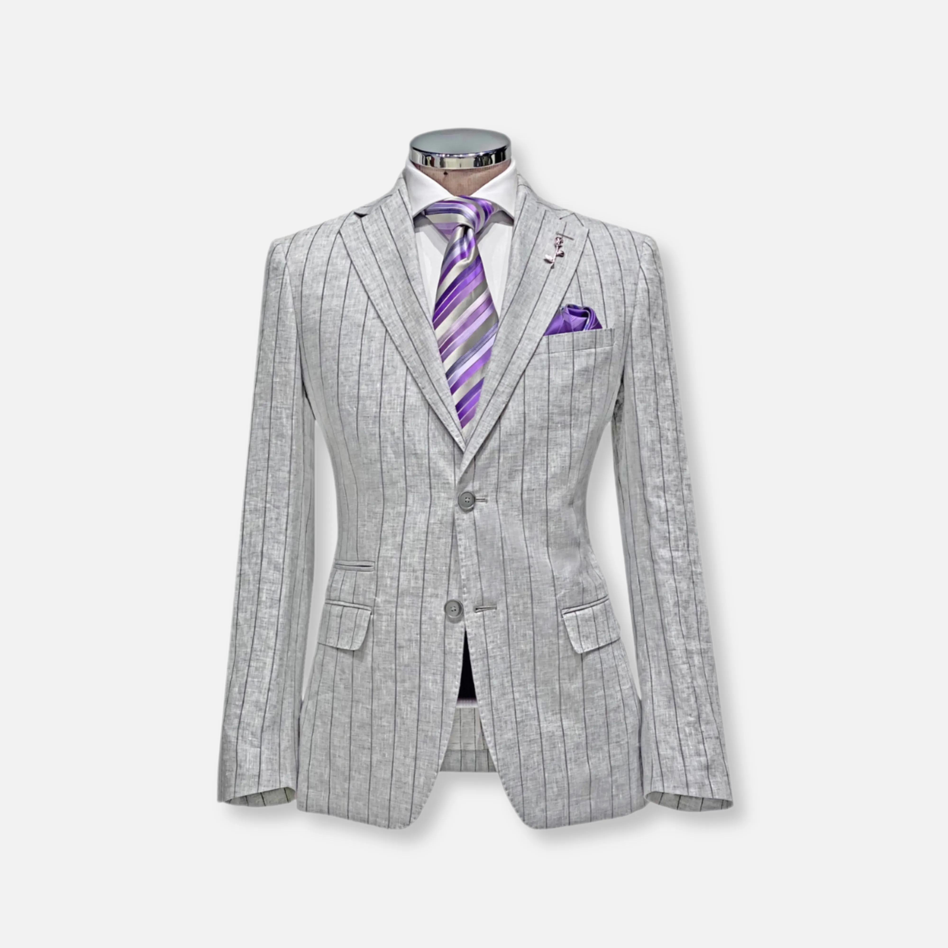 Veritable Pencil Stripe Suit