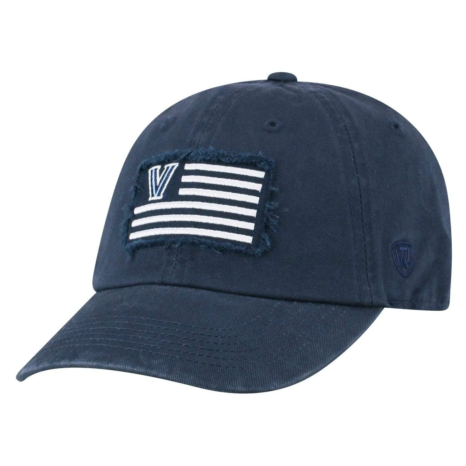 Villanova Wildcats TOW Navy "Flag 4" Crew Adj. Relax Hat Cap