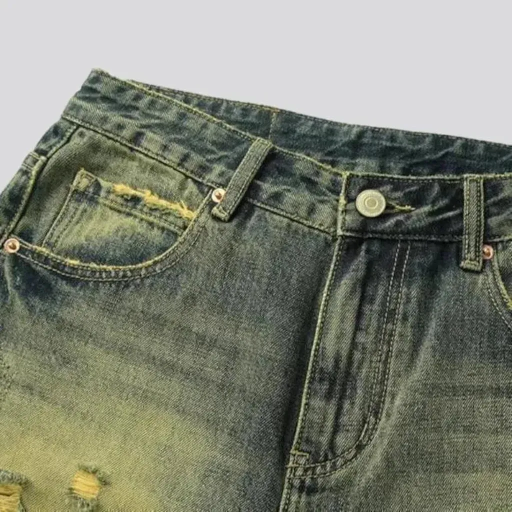 Vintage men's denim shorts