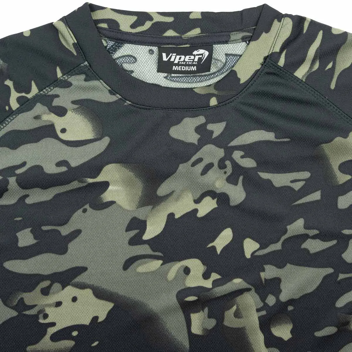 Viper Mesh-Tech T-Shirt VCam Black Camo