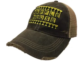 Waffle House Restaurant Retro Brand Mesh Adjustable Snapback Trucker Hat Cap