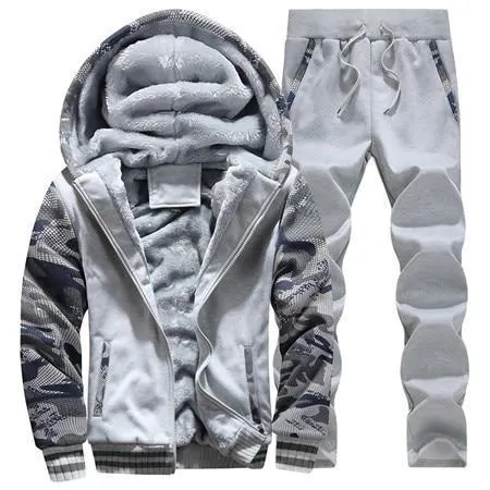 Winter Inner Fleece Hoodies Men 2019