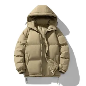 Winter Parkas Men Cotton-Padded Coats Men Puffer Jackets Outdoor Hooded Coat Casual Windbreaker Thick Warm Coat Men Jacket