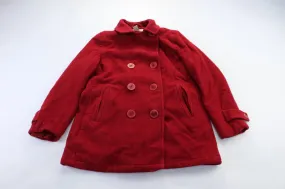 Women's L.L. Bean Red Wool Coat