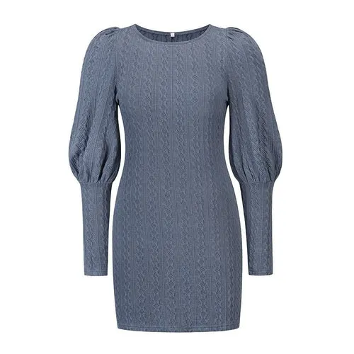 Women's Long Sleeve Bodycon Sweater Dress