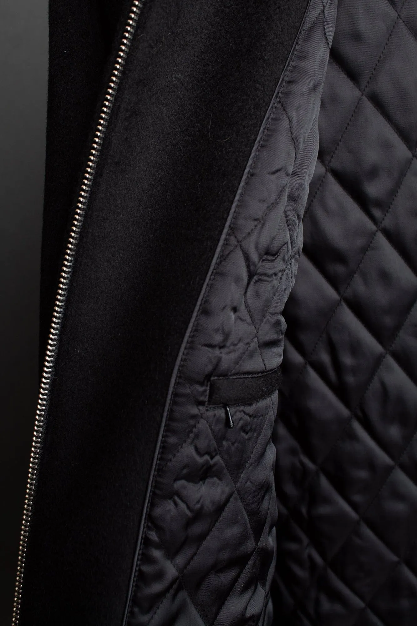 Wool Quilted Bomber