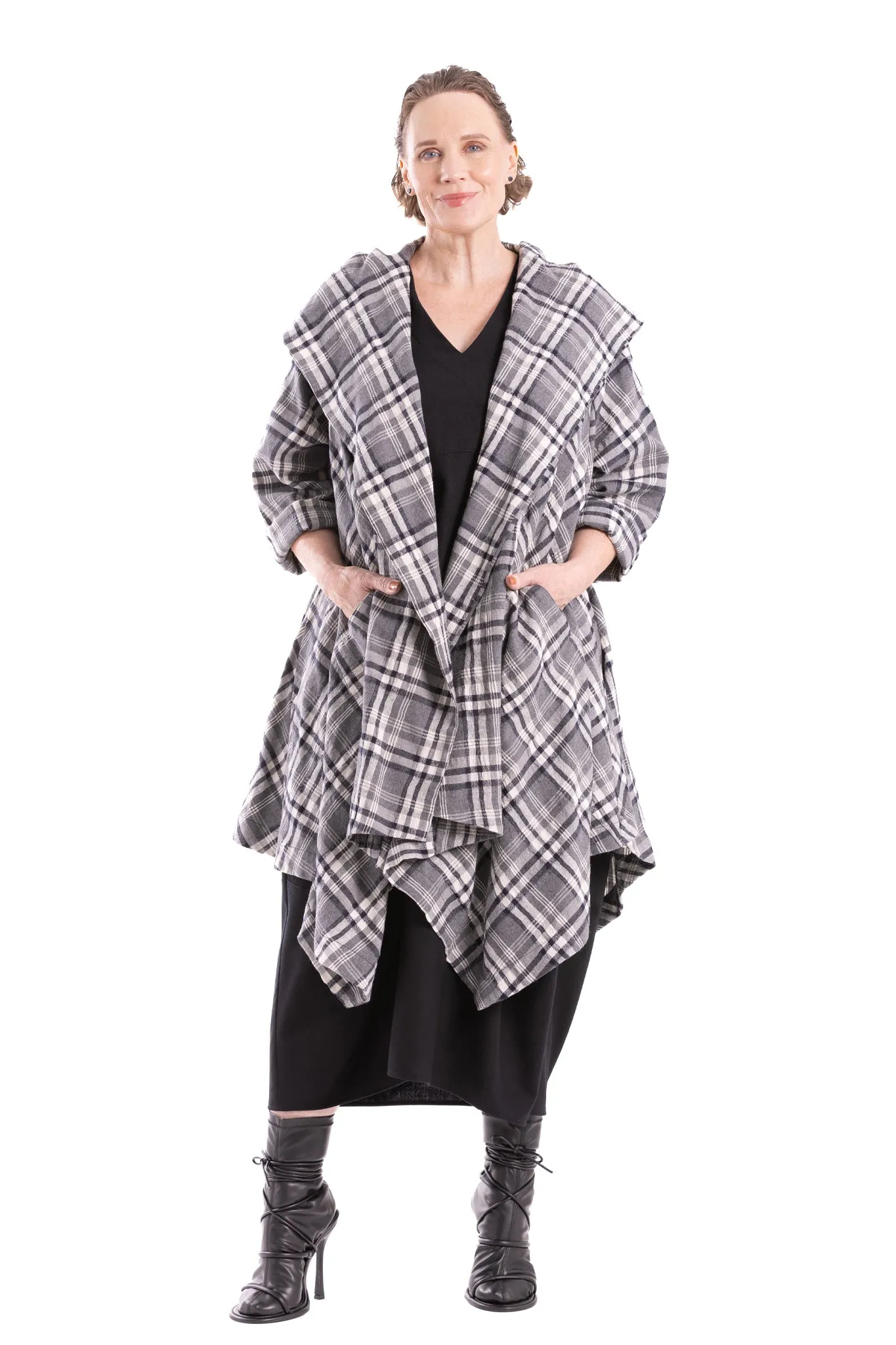 YUMIKO HOODED COAT JC