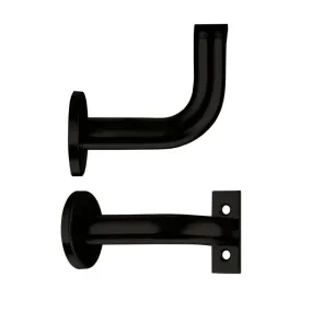 Zoo Handrail Bracket - Powder Coated Matt Black-Powder Coat Black